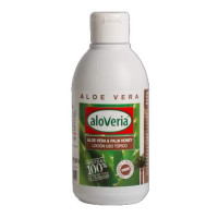 aloVeria - Aloe Vera & Palm Honey Locion 250ml Flasche hergestellt auf Gran Canaria