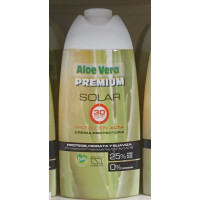 Aloe Vera Premium - Solar 30 SPF Protection Alta 25% Aloe Vera Sonnencreme 250ml hergestellt auf Gran Canaria
