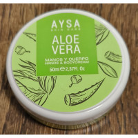 AYSA - Aloe Vera Creme Manos y Cuerpo universelle Feuchtigkeitscreme 50ml Dose hergestellt auf Gran Canaria