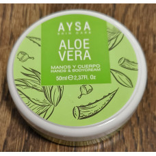 AYSA - Aloe Vera Creme Manos y Cuerpo universelle Feuchtigkeitscreme 50ml Dose hergestellt auf Gran Canaria