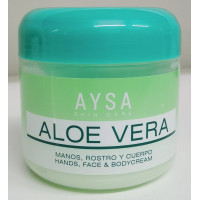 AYSA - Aloe Vera Creme Manos, Rostro y Cuerpo Universal-Feuchtigkeitscreme 300ml Dose hergestellt auf Gran Canaria