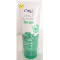 Cien - Crema de Manos Aloe Vera Handcreme 2 Tuben je 100ml hergestellt auf Teneriffa