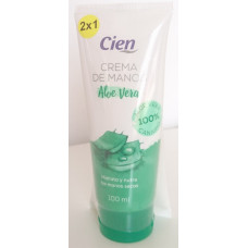 Cien - Crema de Manos Aloe Vera Handcreme 2 Tuben je 100ml hergestellt auf Teneriffa