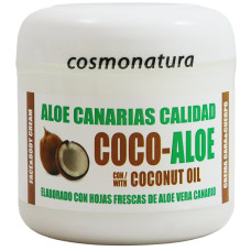 Aloe Canarias Calidad - Coco-Aloe Kokos-Aloe Vera Körpercreme 300ml Dose hergestellt auf Teneriffa