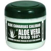 Aloe Canarias Calidad - Aloe Vera Puro 100% Körpercreme 300ml Dose hergestellt auf Teneriffa