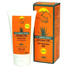 Thermal Teide - Protector Solar Aloe Vera SPF20 Sonnenschutzcreme LSF 20 150ml Tube hergestellt auf Teneriffa