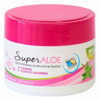 Nutraloe - Superaloe Crema de Aloe Vera de Canarias con Rosa Mosqueta Eco Bio-Creme 250ml Dose hergestellt auf Lanzarote
