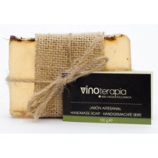 vinoterapia - Jabon Artesanal Malvasia Volcanica handgemachte Seife mit Weintraubenkernöl und Aloe Vera 100g hergestellt auf Lanzarote