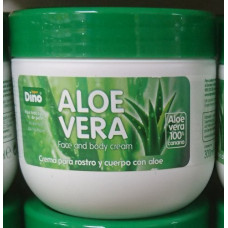 Hiperdino - Aloe Vera Face And Body Cream 100% Aloe Vera Canario Körpercreme 300ml hergestellt auf Gran Canaria 