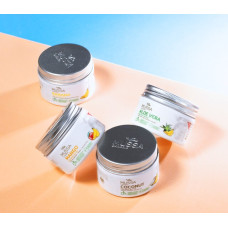 Mussa Canaria - Set de Mantecas Corporales Naturales Hidratantes Feuchtigkeitscreme 4x 70ml Dose hergestellt auf Teneriffa