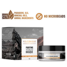 Mussa Canaria - Volcanique Purifying Natural Ash Masque Vulkanasche-Gesichtsmaske 100ml Glas hergestellt auf Teneriffa