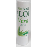 Riu Aloe Vera - Aloe Vera Stick Labial 15 SPF Sonnenschutz-Lippenpflegestift 4g hergestellt auf Gran Canaria