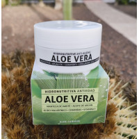 Riu Aloe Vera - Aloe Vera Collagen Hydronutritive Anti-Ageing Cream Shea Butter Argan Oil Antifaltencreme 200ml Dose hergestellt auf Gran Canaria