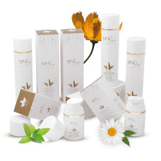 Spa In Cosmetics - Pack Hidratacion Crema Corporal Hidratante, Gel Aloe Vera Calmante con Camomila, Facial Hidronutritiva Eco Bio 3x Flasche hergestellt auf Gran Canaria
