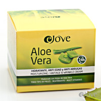 Ejove - Aloe Vera Crema Hidratante Anti Edad y Anti Arrugas 24h 300ml Dose hergestellt auf Gran Canaria