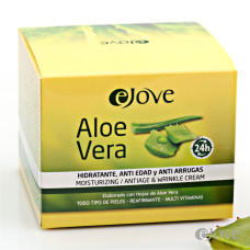 Ejove - Aloe Vera Crema Hidratante Anti Edad y Anti Arrugas 24h 300ml Dose hergestellt auf Gran Canaria