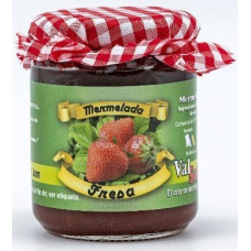 Valsabor - Mermelada de Fresa Erdbeer-Marmelade Glas 250g hergestellt auf Gran Canaria 