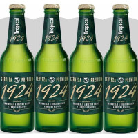 Tropical - 1924 Cerveza Premium Bier 6,4% Vol. 4x 330ml Glasflasche hergestellt auf Gran Canaria