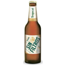 Tropical - Sin Filtros Cerveza Bier ungefiltert 5,4% Vol. 330ml Glasflasche hergestellt auf Gran Canaria