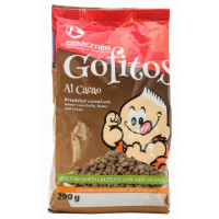 Comeztier - Gofitos al Chocolate Cereals Schoko-Gofio-Frühstücksflocken Tüte 290g hergestellt auf Teneriffa -