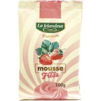 La Irlandesa - Mousse Sabor Fresa Dessert mit Erdbeergeschmack 100g Tüte hergestellt auf Gran Canaria