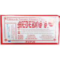 Mederos's - Turron Especial Almendras Nougat mit Mandel Barra Pequena 200g Tafel hergestellt auf Gran Canaria Mederos's - Turron Especial Almendras Nougat mit Mandel Barra Pequena 200g Tafel hergestellt auf Gran Canaria