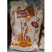 Molinos el Guanche - Gofio de Mezcla Maiz Trigo Avena y Cebada Mehl gemischt geröstet 500g Tüte hergestellt auf La Palma