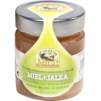 Zum-Zum Miel - Miel + Jalea Bienenhonig mit Gelee Royal Glas 340g hergestellt auf Teneriffa