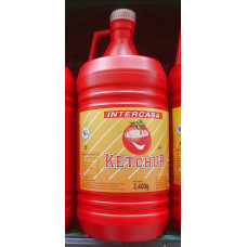 Intercasa - Ketchup große Plastikflasche 2,4kg hergestellt auf Gran Canaria