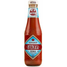 Intercasa - Ketchup Zero sin azucar anadidos ohne Zuckerzusatz Glasflasche 320g hergestellt auf Gran Canaria