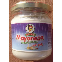 Mosa - Mayonesa con ajo garlic Knoblauch-Majonese Glas 200g hergestellt auf Gran Canaria