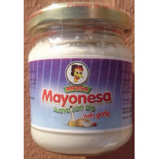 Mosa - Mayonesa con ajo garlic Knoblauch-Majonese Glas 200g hergestellt auf Gran Canaria