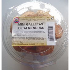 Dulceria Nublo - Mini Galletas de Almendras kleine Mandelkekse 200g hergestellt auf Gran Canaria
