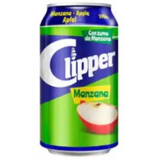 Clipper - Manzana Apfelschorle 10% Fruchtsaftanteil Dose 330ml hergestellt auf Gran Canaria