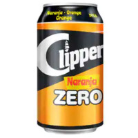 Clipper - Naranja Zero Orange Limonade zuckerfrei 330ml Dose hergestellt auf Gran Canaria