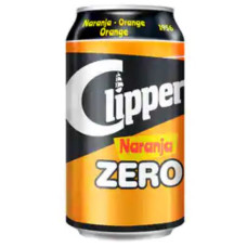 Clipper - Naranja Zero Orange Limonade zuckerfrei 330ml Dose hergestellt auf Gran Canaria