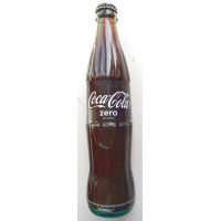Coca-Cola Zero Konturflasche Kronkorken Glasflasche 350ml - hergestellt auf Teneriffa (Tacoronte)