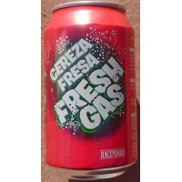 Fresh Gas - Cereza Fresa Lemonada Kirsch-Erdbeer-Limonade 330ml Dose hergestellt auf Gran Canaria