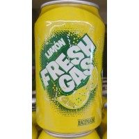 Fresh Gas - Limon Lemonada Zitronen-Llimonade 330ml Dose hergestellt auf Gran Canaria