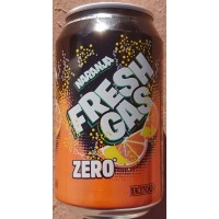 Fresh Gas - Naranja Zero Lemonada Orangen-Limonade zuckerfrei 330ml Dose hergestellt auf Gran Canaria