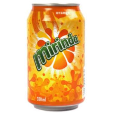 Mirinda - Orangenlimonade 330ml Dose hergestellt auf Gran Canaria