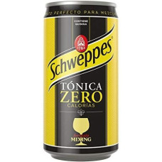 Schweppes - Tónica Zero Calorias Tonic Water Dose 330ml hergestellt auf Gran Canaria