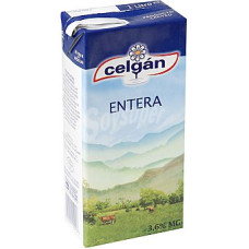 Celgan - Leche Entera UHT Vollmilch 3,5% 6x1l Tetrapack hergestellt auf Teneriffa