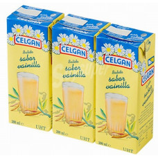 Celgan - Leche Batido Sabor Vainilla Vanillemilch 30x 200ml Tetrapack hergestellt auf Teneriffa