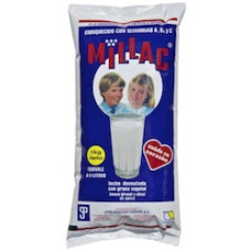 Millac - Leche desnatada con grasa vegetal en polvo Milchpulver für 8 Liter Milch 1kg hergestellt auf Gran Canaria