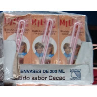 Millac - Leche Batida al Cacao Schokomilch 10x 3er-Pack 30x 200ml hergestellt auf Gran Canaria