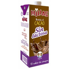 Millac - Leche sin Lactosa Batida al Cacao Schokomilch 1l Tetrapack hergestellt auf Gran Canaria