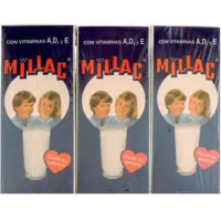 Millac - Leche Vollmilch UHT 3% 3er Pack 200ml hergestellt auf Gran Canaria