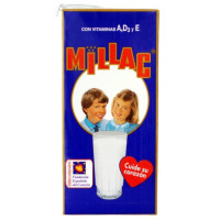 Millac - Leche Vollmilch UHT 3% Fett 500ml Tetrapack hergestellt auf Gran Canaria