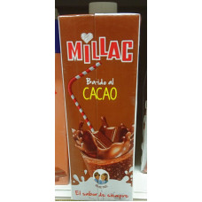 Millac - Leche Batida al Cacao Schokomilch 1l Tetrapack hergestellt auf Gran Canaria